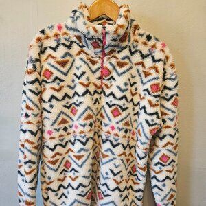 Eddie Bauer Multicolored Sherpa Fleece